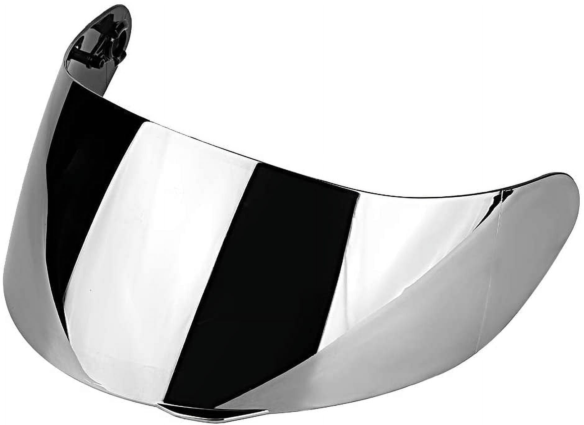 Helmet Lens, Motorcycle Wind Shield Helmet Visor Lens Safe Rides Full Face Motorcycle Lens Visor Shield Fit For AGV K1 K3 SV K5 K5鈥慡 (Silver)