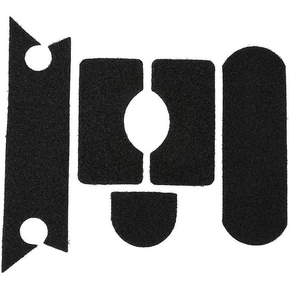Helmet Loop Fastener Sticker Kit 5 Pcs Strong Adhesive DIY Patch Base Accessories For IBH Tactical Cycling Helmets Black