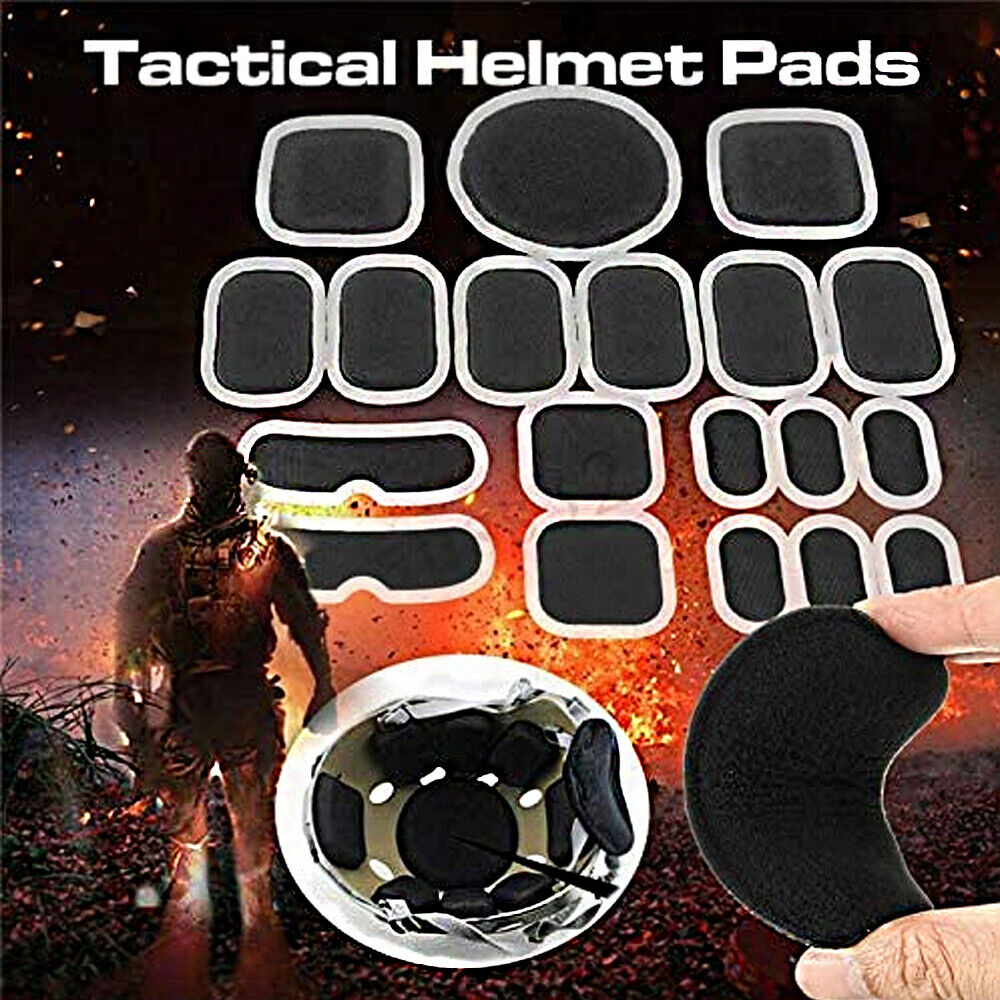 Helmet Pads Motorcycle Helmet Padding Kit 19Pcs Evoshield Helmet