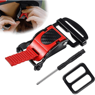 bike helmet belt replacement RACOONA Button Buckle,Motorcycle Helmet Quick Release Buckle Strap Locks,Car Accessories otorcycle Helmet Speed Clip Quick Release Chin Strap Button,Bike Helmet Clip Buckle,Fits for Any Helmet : Automotive Extremely secure Quick Release Helmet Strap