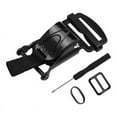 thumbnail image 1 of Helmet Quick Release Buckle Replacement Kit, Ratcheted Helmets for Chin Strap Up to 1inch, Motorcycle Helmets Black, 1 of 7