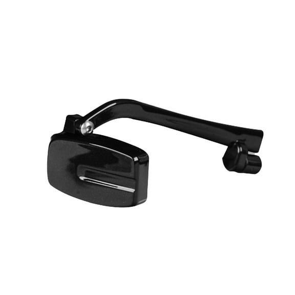 Helmet Reflective Mirror High Clarity Antifog Wide Vision Multi Angle Adjustable Convex Glasses Rearview Mirror for Outdoor-Black