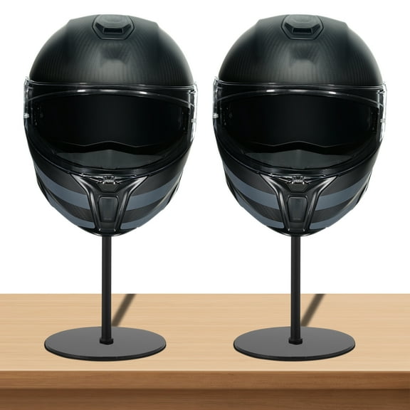 Helmet Stand Desktop Helmet Display Holder with Stable Base Metal Motorcycle Helmet Display Hanger Stand Versatile Helmet Rack Hat Stand for Motorcycle Helmets Bicycle Helmets and Hat
