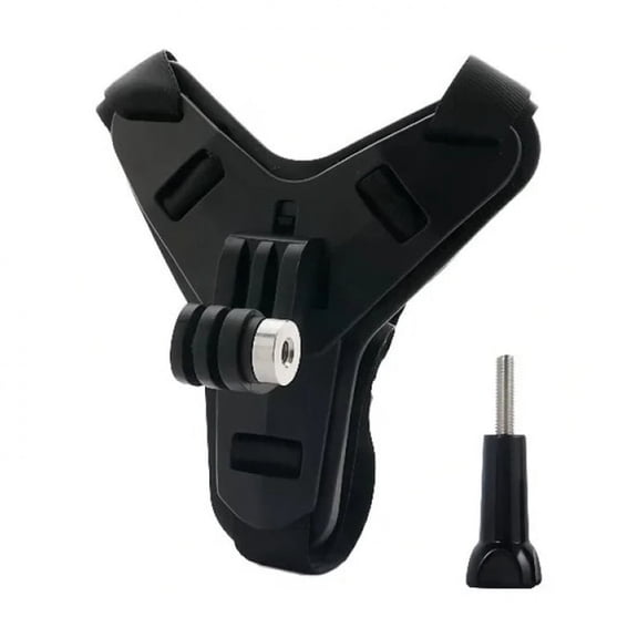 Helmet Strap Mount For Gopro Hero 12 11 10 9 8 7 6 5 4 3 Motorcycle Yi Action Sports Camera Mount Full Face Holder Accessories