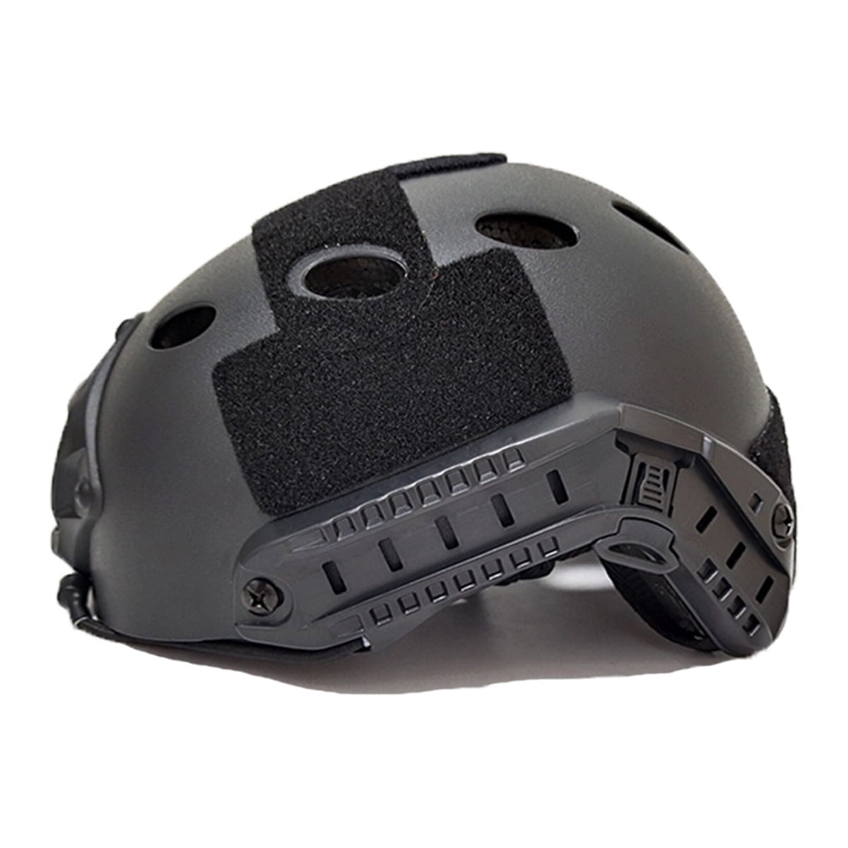Helmet Tactical Helmet Game Helmet Cs Helmet Bicycle Helmet Sports-Black-Style:With Holes