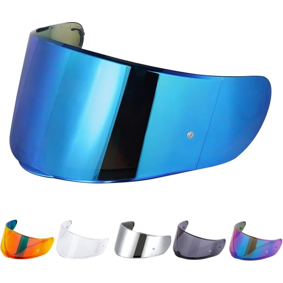 Helmet Visor Shield for SEDICI Strada II and Strada 3 /FF397/FF801Motorcycle Helmets Visor (Chrome Blue)