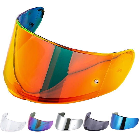 Helmet Visor Shield for SEDICI Strada II and Strada 3 /FF397/FF801Motorcycle Helmets Visor (Chrome Red)