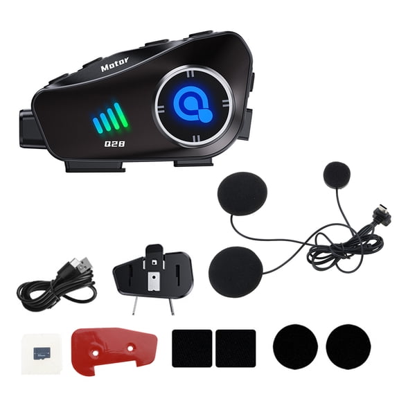 Helmets 120° Video Recording Headset with Driving Recorder Helmets Camera Bluetooth-compatible Headset Intercom