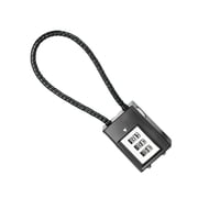 Helmets Cable Lock Snowboard Lock, Secure Cable Lock, Small Padlock Outdoor for Electric Bicycles Skateboards Motorcycle