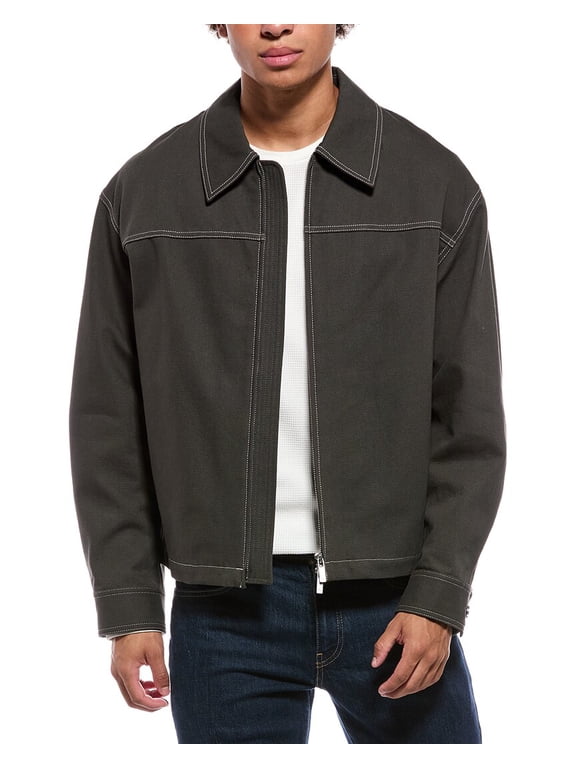 mens Carpenter Jacket, l, Grey