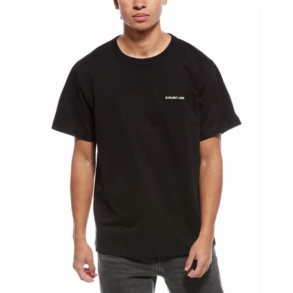 Helmut Lang mens  Plastic T-Shirt, m, Black