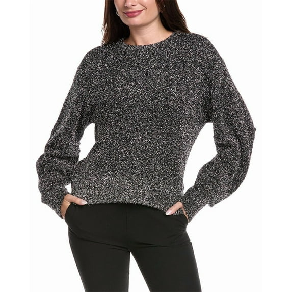 Helmut Lang womens Apex Lurex Sweater, s, Metallic