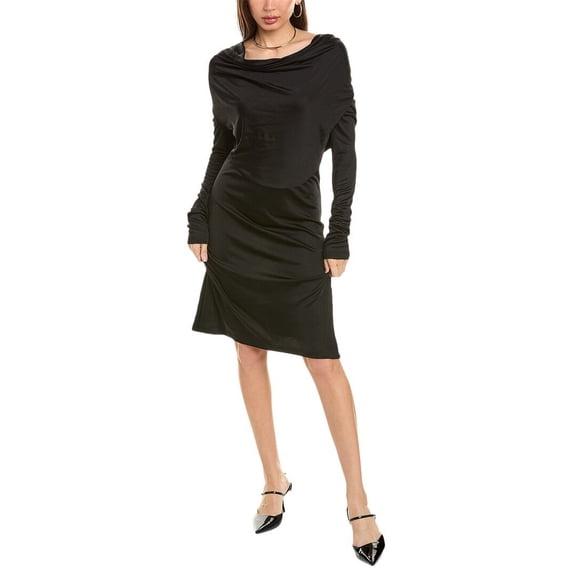 Helmut Lang womens Cowl Mini Dress, 2XS