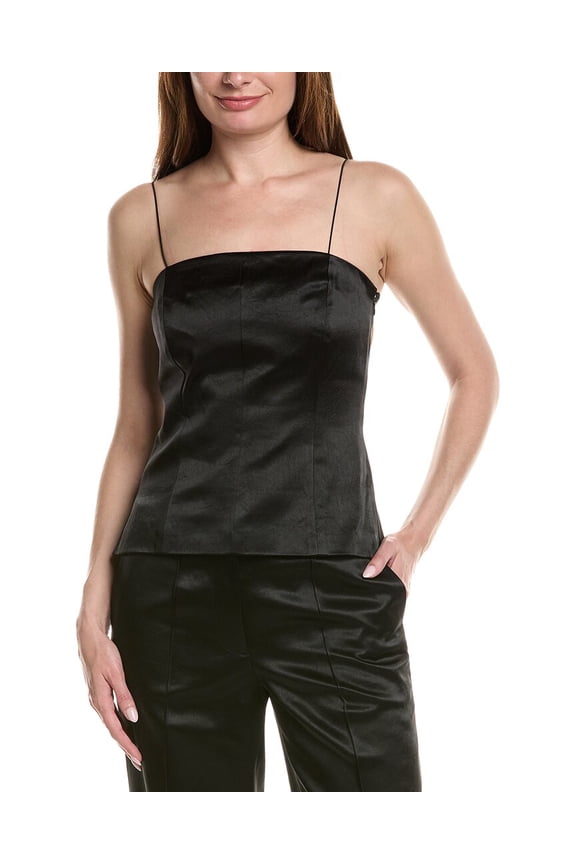 womens  Minimal Slip Top, 4, Black