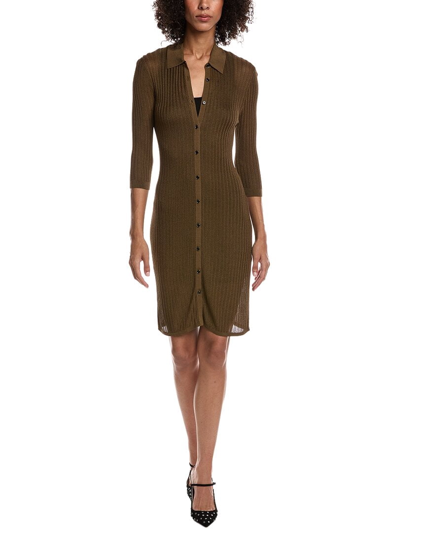 Helmut Lang Pointelle Polo Dress Women’s