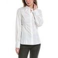thumbnail image 1 of Helmut Lang womens  Seamed Slash Shirt, xs, White, 1 of 2