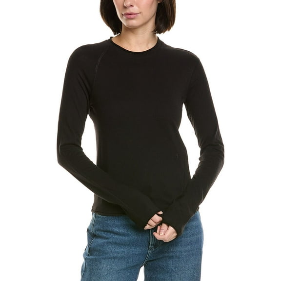 Helmut Lang womens  Twisted Top, xs, Black