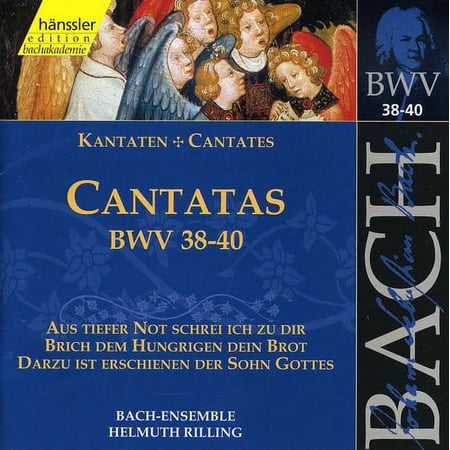 Helmuth Rilling - Sacred Cantatas BWV 38 39 40 - Music & Performance - CD