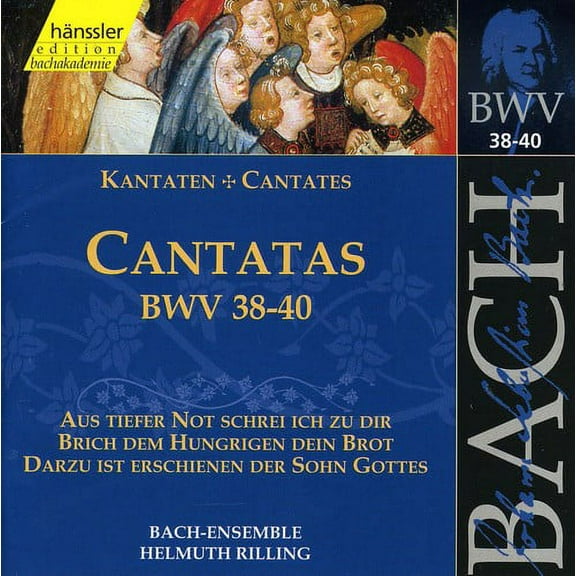 Helmuth Rilling - Sacred Cantatas BWV 38 39 40 - Music & Performance - CD