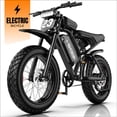 thumbnail image 1 of HeloKeep 20"x4" Fat Tire Electric Mountain Bike for Adults, 750W Motor, 48V 17.5Ah Battery, UL2849, 1 of 8