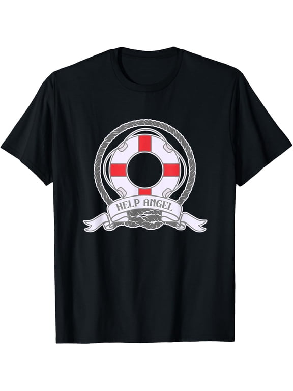 Help Angel - Life Buoy, Bathmaster, Lifeguard T-Shirt