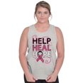 thumbnail image 1 of Help Heal Hope Breast Cancer Aware Tank Top Tee Shirt Women Brisco Brands S, 1 of 6