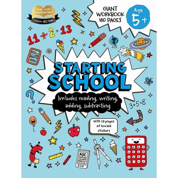 Help with Homework Help with Homework: Age 5+ Starting School: Includes Reading, Writing, Adding, Subtracting, and 10 Pages of Reward Stick, (Paperback)