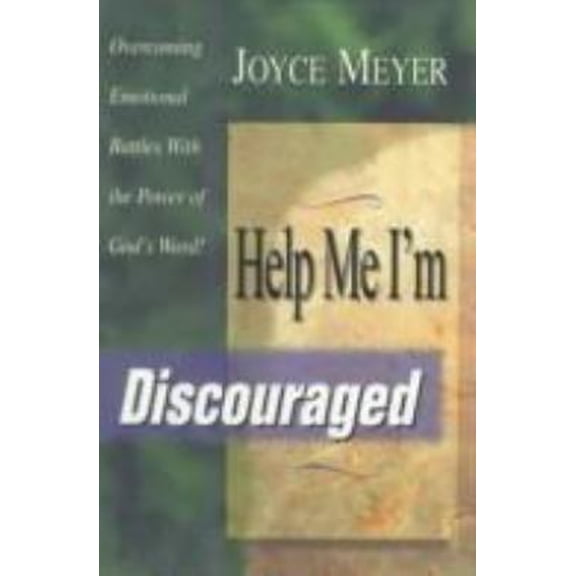 Help Me, I'm Discouraged (Paperback) by Joyce Meyer