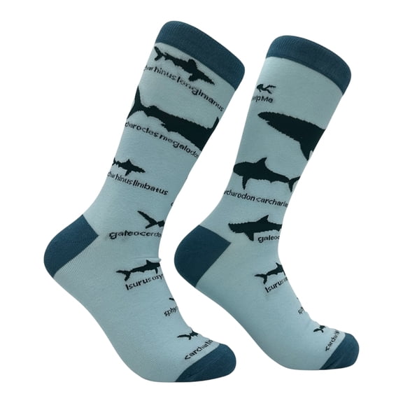 Help Me Shark Socks Funny Sarcastic Sharks Graphic Novelty Footwear for Men