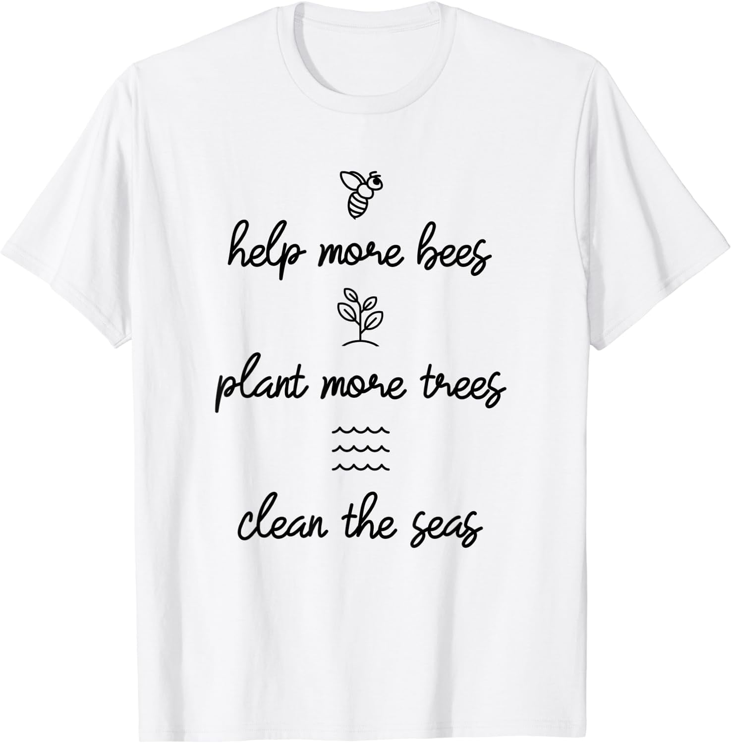 Help, Plant, Clean Graphic Tee