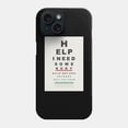 thumbnail image 1 of Help Retro Graphic Typography Protective Cover for iPhone 11–17 Pro Max, 1 of 2