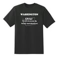 thumbnail image 1 of Help! We're Overrun by Nerds and Slackers! - Washington State Motto Funny Tees Mens Graphic T Shirts Black,S, 1 of 1