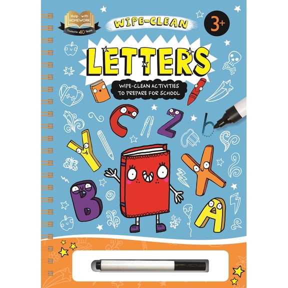 Help With Homework: Letters-Wipe-Clean Activities to Prepare for School : Includes Wipe-Clean Pen (Other)