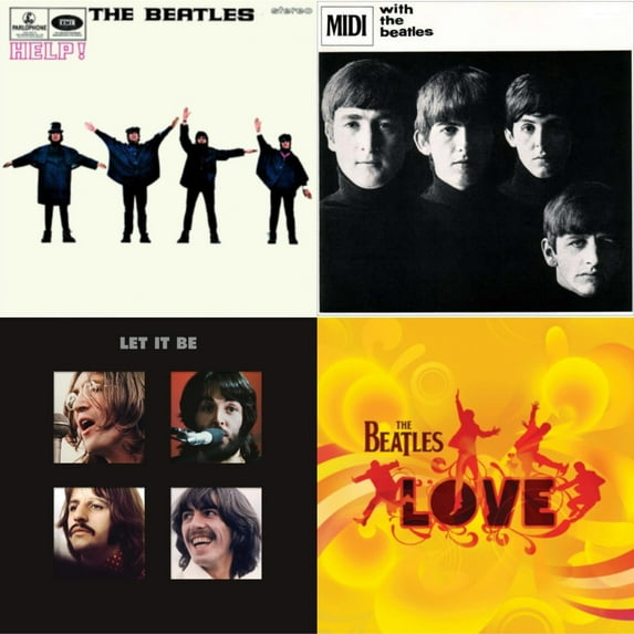 Help & With The Beatles & Let It Be Special Edition (Super Deluxe/Slipbox/Book/4LP/12Inch Ep Box Set) & Love