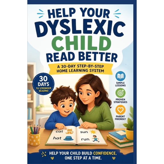 Help Your Dyslexic Child Read Better: A 30-Day Step-by-Step Home Learning System, (Paperback)