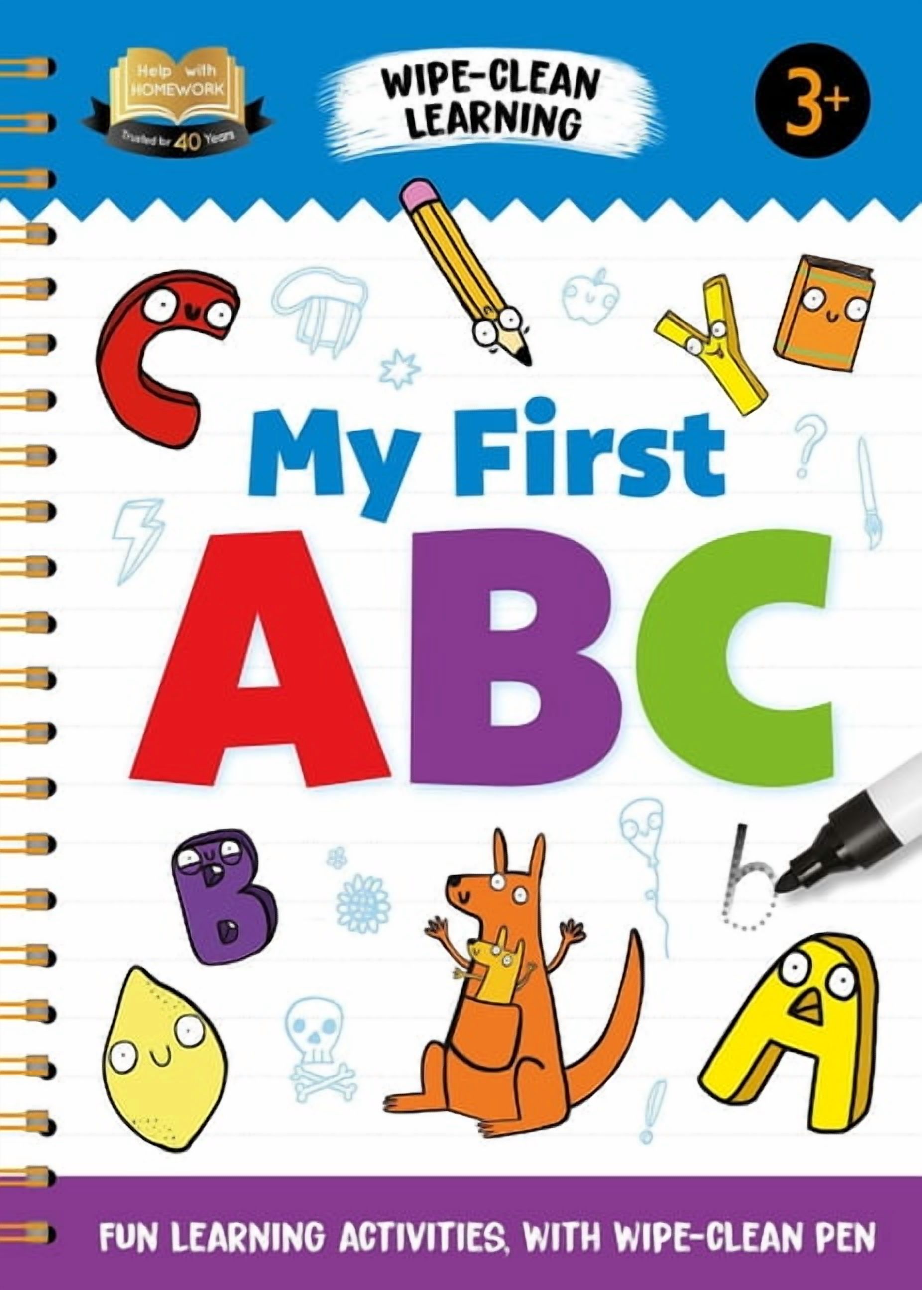 Help with Homework My First ABC: Fun Learning Activities with Wipe ...