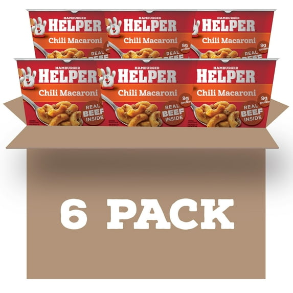 Helper Chili Macaroni Microwave Cup, 2 KKS1 oz, 6 per Case