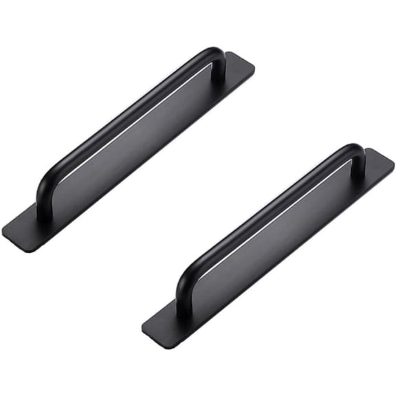 Helper Sliding Screen Door Handles For Bathroom Cabinets, Easy Installation Replacement Aluminum Alloy Material Adhesive Handles For Drawer Closet Door Pulls (2PCS)