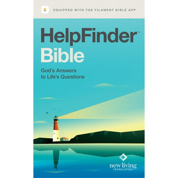 Helpfinder Bible Nlt, Filament Enabled (Softcover, Red Letter), (Paperback)