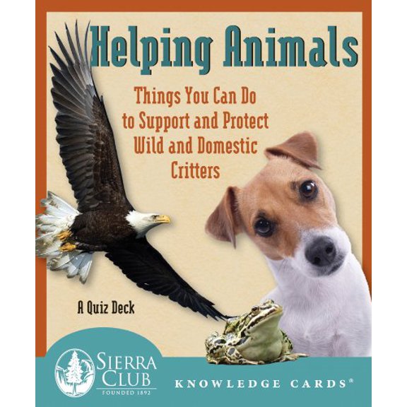 Pre-Owned Helping Animals Knowledge Cards: Things You Can Do to Support and Protect Wild and Domestic Critters Paperback