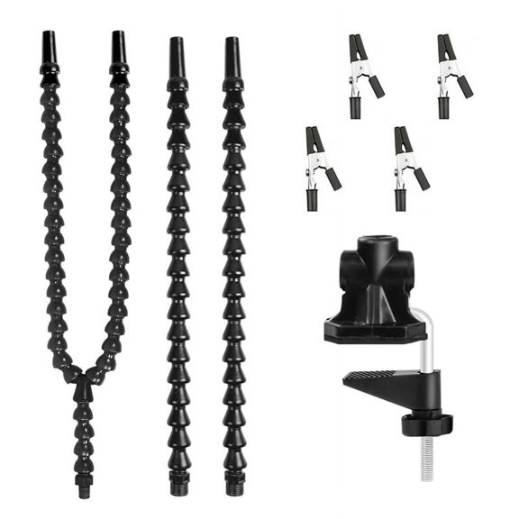 Helping Hands Soldering, Third Hand PCB Circuit Board Holder Flexible Arms with Desk Clamp Base for Electronic Boards