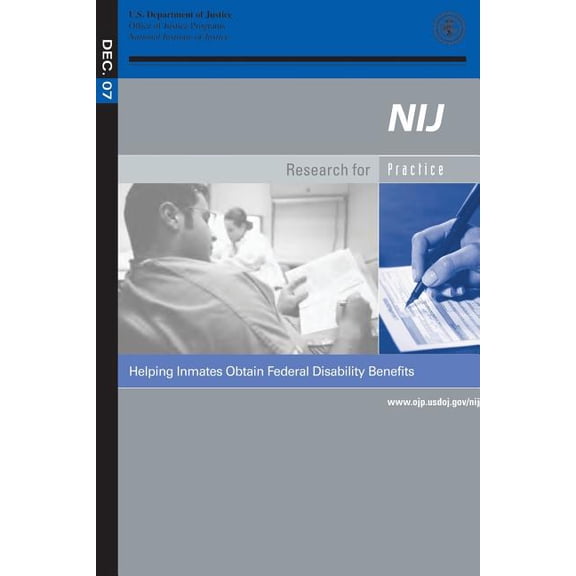 Helping Inmates Obtain Federal Disability Benefits