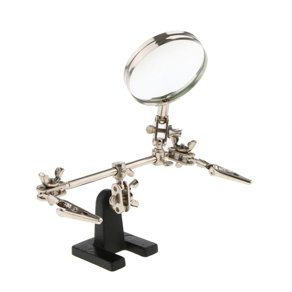 Helping Iron Stand Magnifying Glass