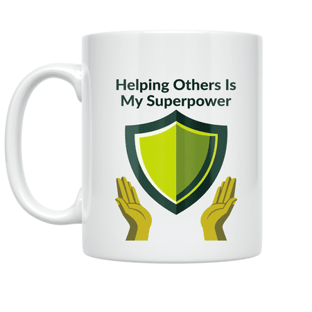 Helping Others Is My Superpower - Community Support Advocate - 11 oz Ceramic Coffee Mug