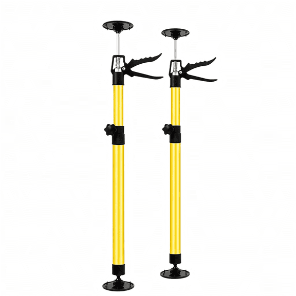 Helptips 2Pcs Telescopic Support Rods, Adjustable Support Tool 43.31-110.24 Inch, 160 LBS Home Improvement Tool for Drywall & Cabinet Installation