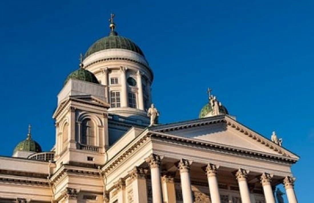 Helsinki Finland Tuomiokirkko Cathedral Canvas Art - Bill Bachmann DanitaDelimont (36 x 24)