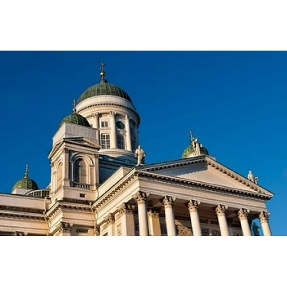Helsinki, Finland Tuomiokirkko Cathedral Poster Print by Bill Bachmann (26 x 17)