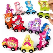 Helsort Wooden Number Train Set for Toddlers, Baby Early Learning Educational Toy, Magnetic Unicorn Trains Toys, Numbers Matching Game for Ages3-5