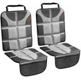 thumbnail image 1 of Helteko XL Car Seat Protector for Child Seats, Cover Protection, Polyester, 2 Pack, Gray, 1 of 7