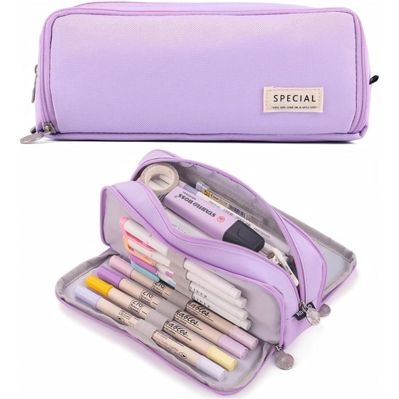 Heluo.Zu Office Pencil Case,Colored Pencils Pouch for Students Stationary